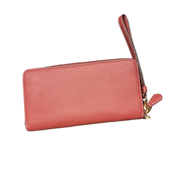 NWOT Coach Wine Zip Around Wallet/Wristlet - Picture 2 of 6
